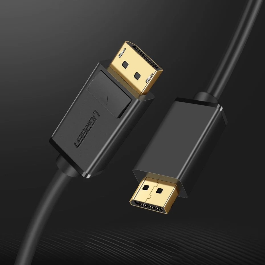 Ugreen Deluxe Computer kábel DisplayPort 1.2 4K 2m, čierny