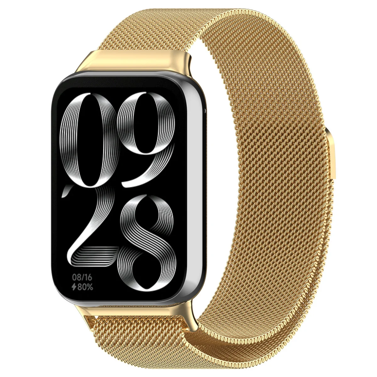 BStrap Milanese remienok na Xiaomi Mi Band 8 Pro gold