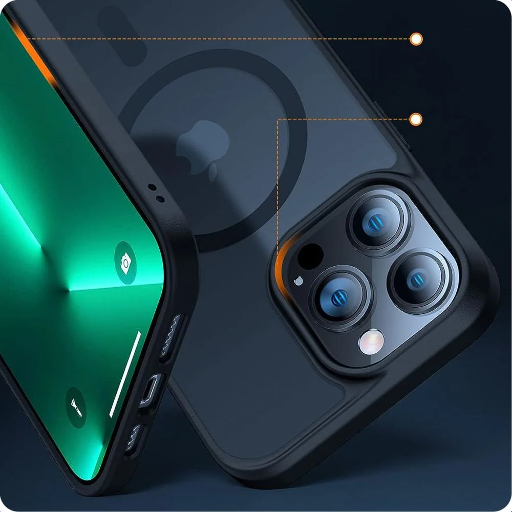 Tech-Protect Magmat MagSafe kryt na iPhone 15 Pro, čierny