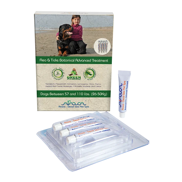 ARAVA bylinné PIPETY antiparazitné pre PSY 26-50KG A.U.V. 4x8ml, antiparazitné pipety, 26-50kg