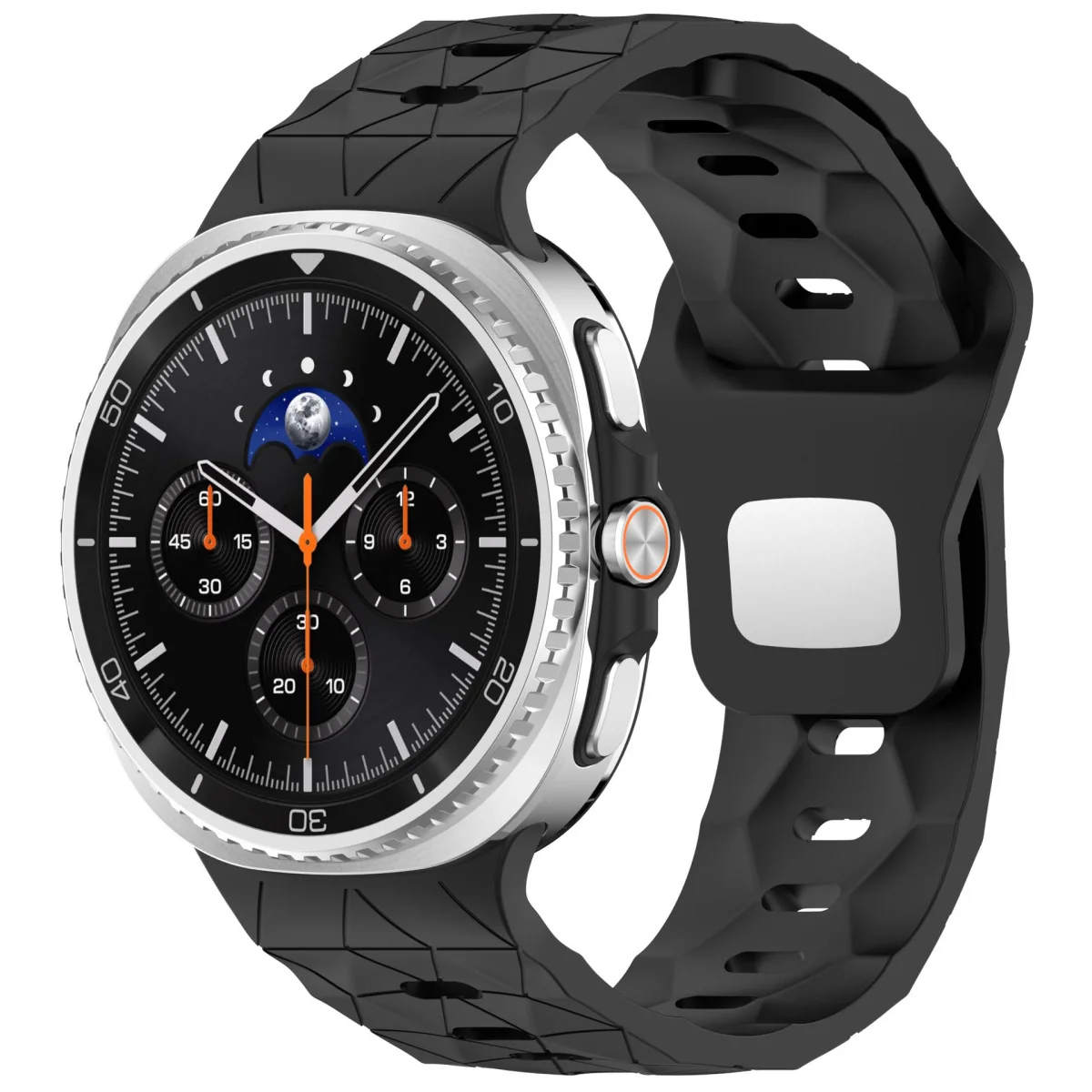 BStrap Silicone Grid remienok na Samsung Galaxy Watch 8, black
