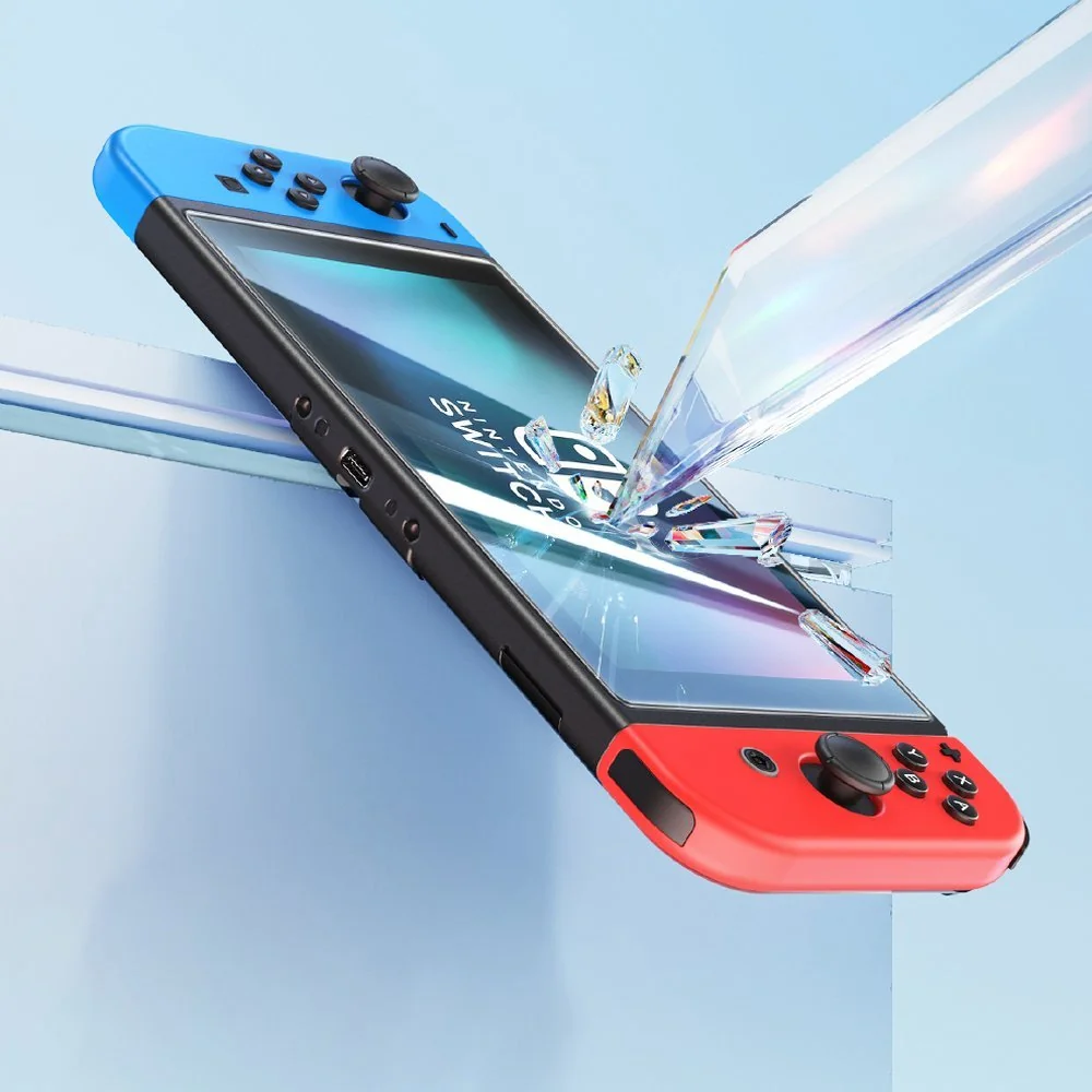 Baseus Crystal 2x ochranné sklo na Nintendo Switch 2019 Transparentná