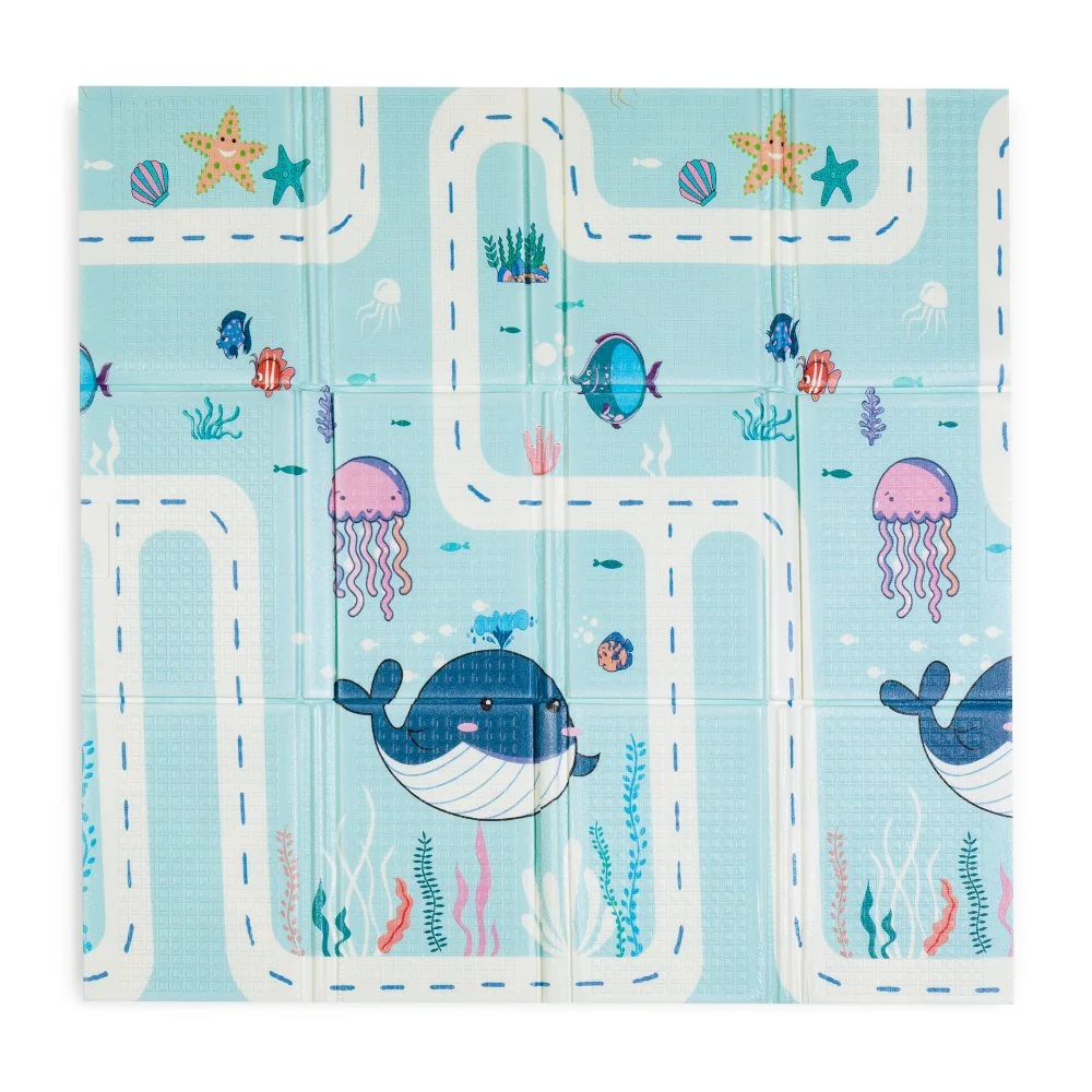 Podložka na hranie skladacie Campy S 120x120cm Ocean&Arabesca