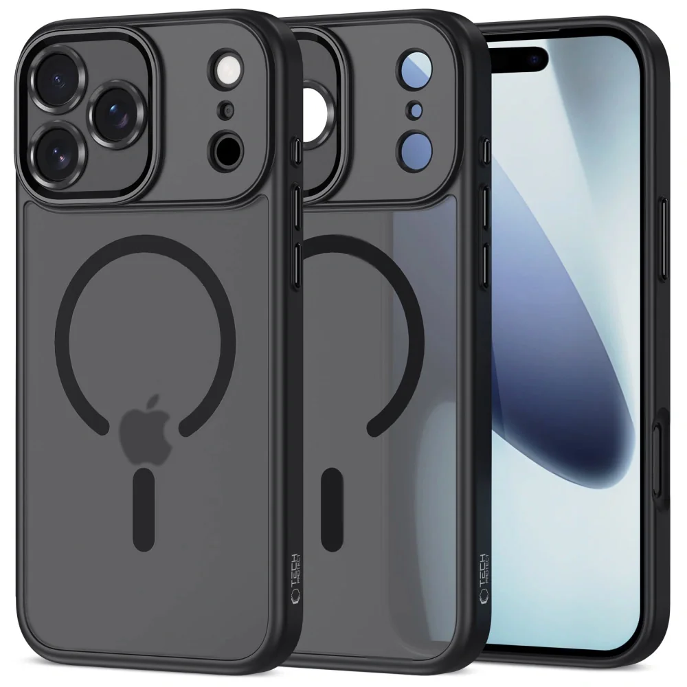 Tech-Protect MagCam MagSafe kryt na iPhone 17 Pro Max, čierny