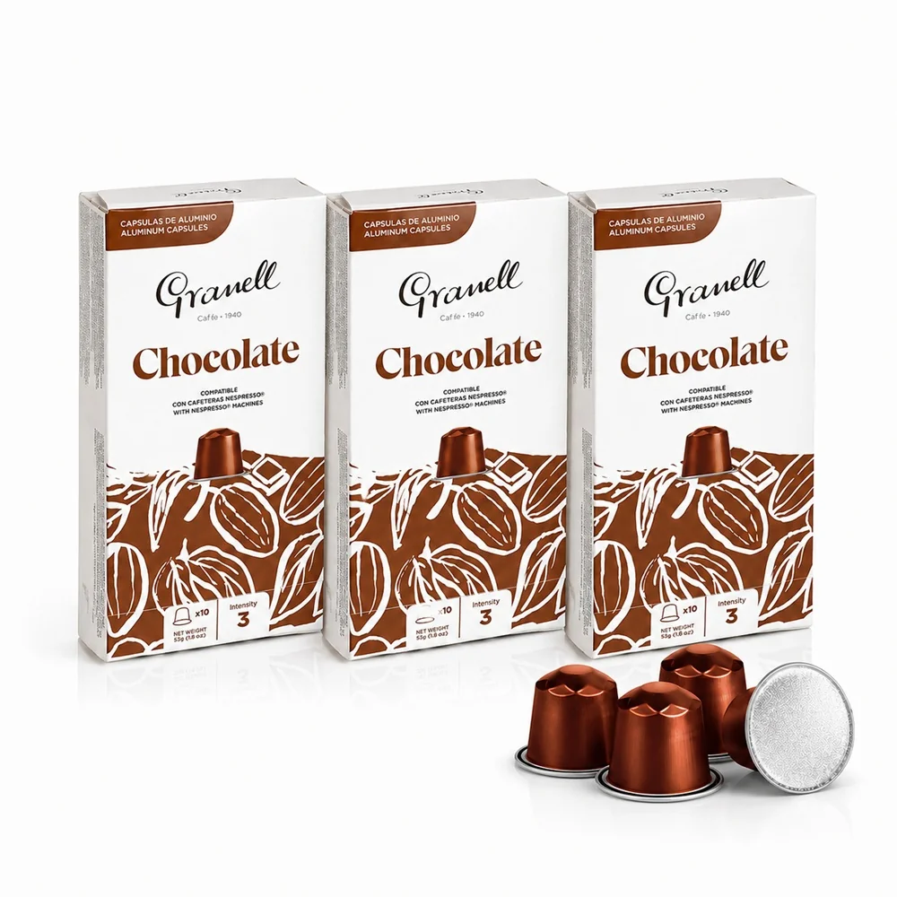 GRANELL Espresso Chocolate, kapsule pre nespresso® 30 ks, príchuť čokoláda