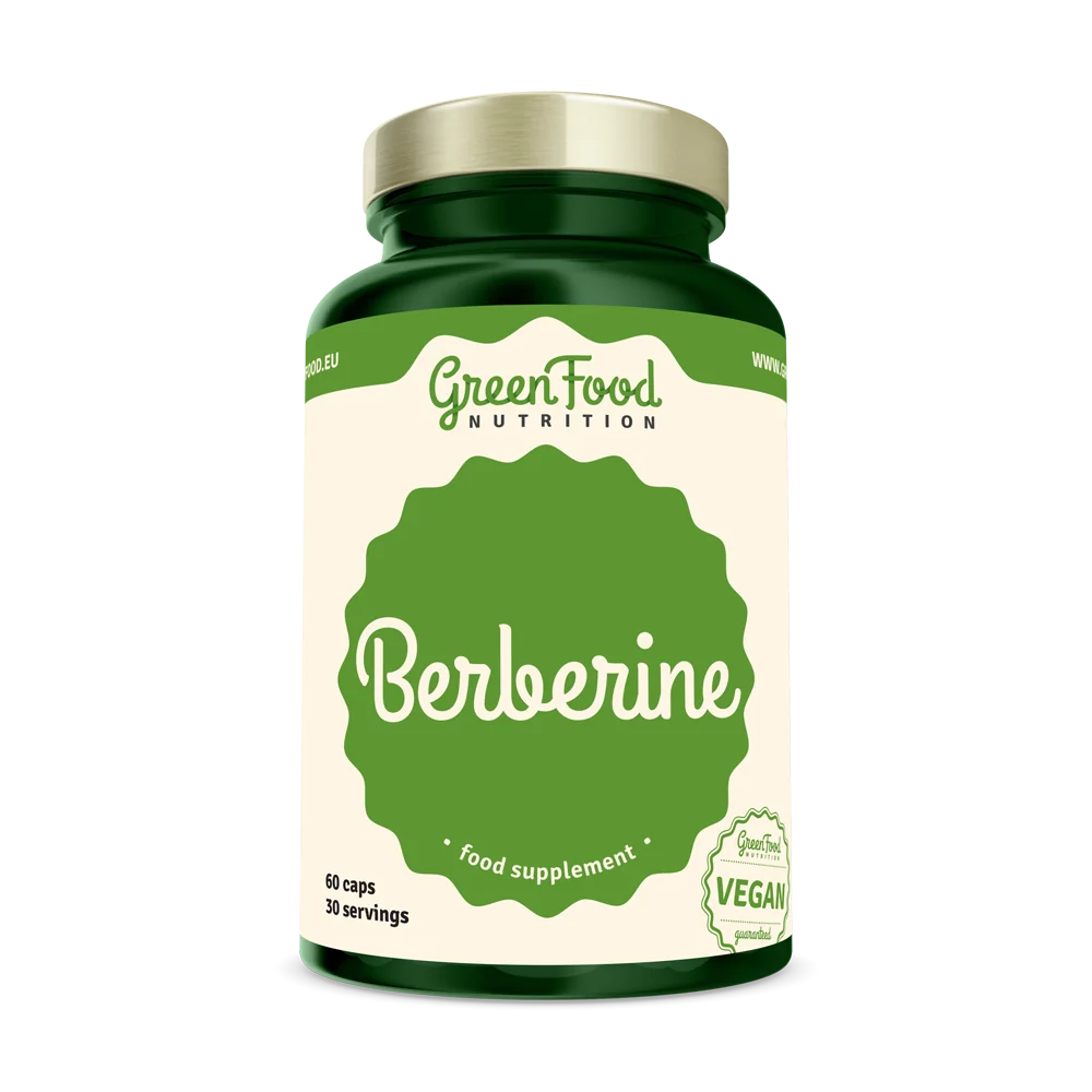 GreenFood Nutrition Berberine 60cps 1×60 cps, výživový doplnok