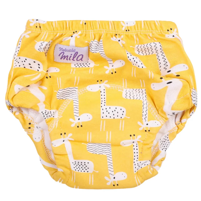 SIMED Tréningové nohavičky Premium, Yellow giraffes MP001