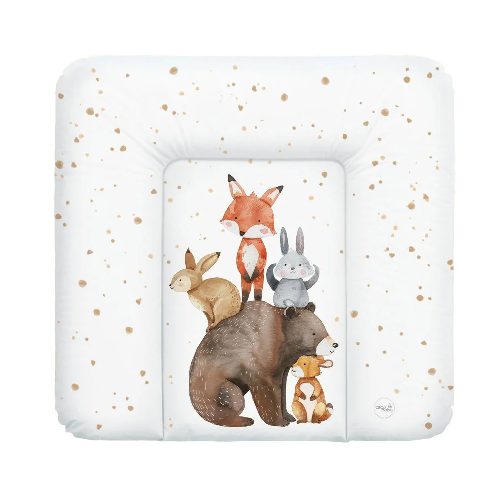 Podložka prebaľovacia mäkká (75x72) Basic Forest Friends