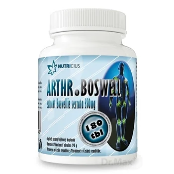 Arthr.boswell - Boswellia serrata 350 mg 1×180 tbl, výživový doplnok