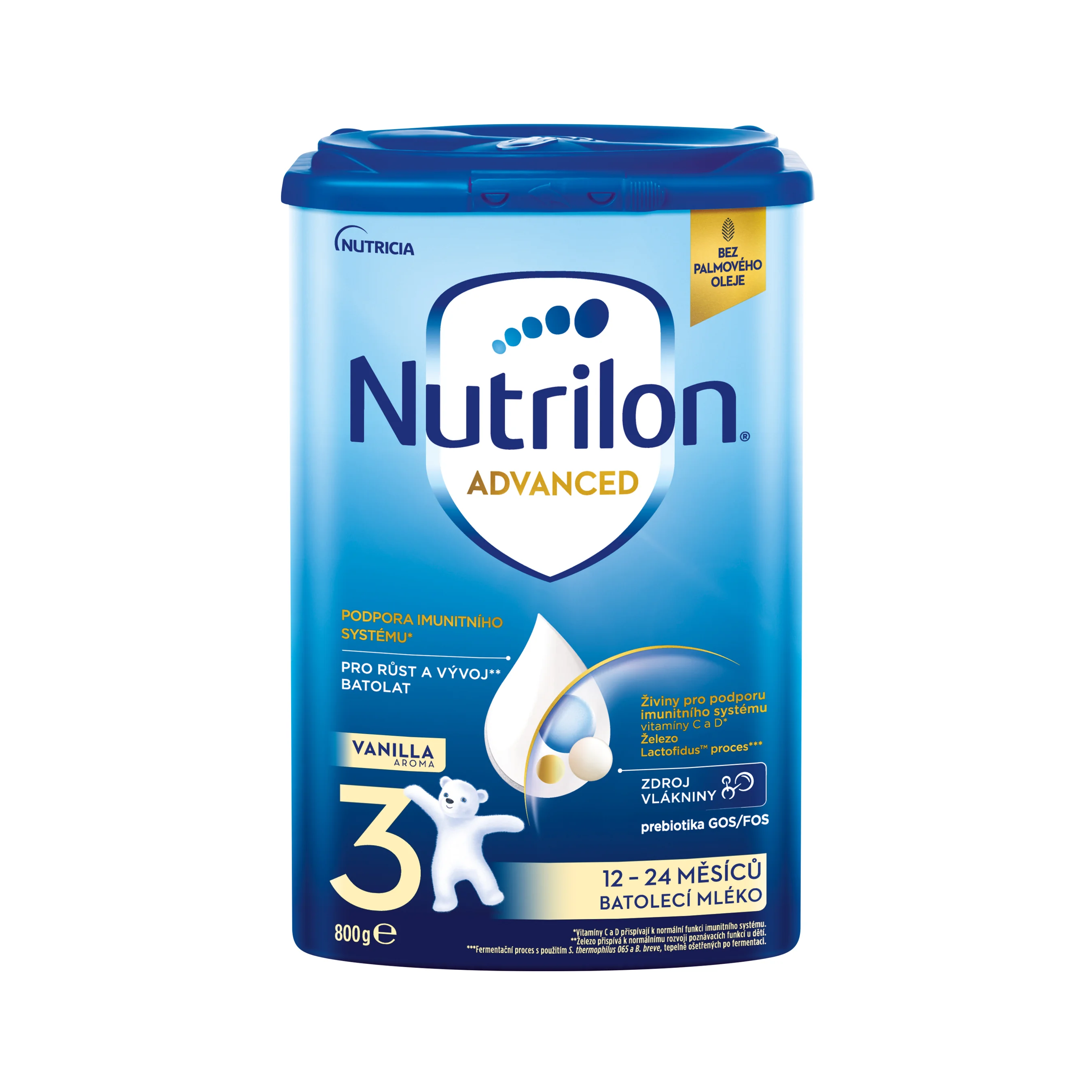 Nutrilon Advanced 3 Vanilka 1×800 g, dojčenská mliečna výživa