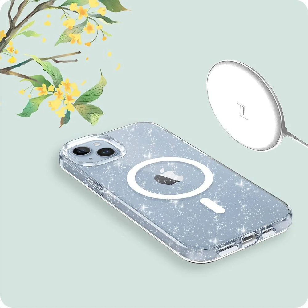 Tech-Protect FlexAir MagSafe kryt na iPhone 15 Pro, glitter
