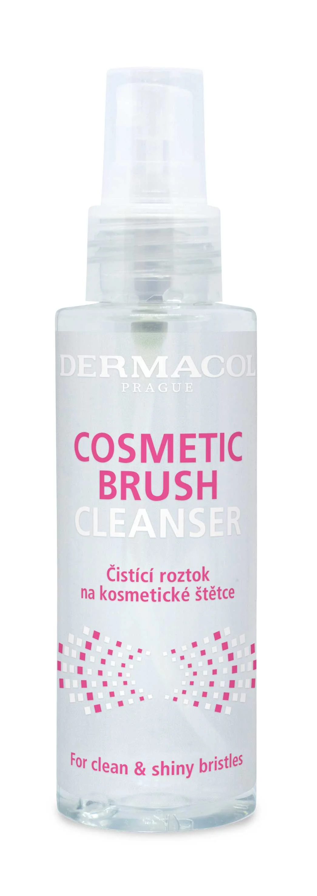 Dermacol Čistiaci roztok na kozmetické štetce 1×100 ml, čistiaci prostriedok na štetce
