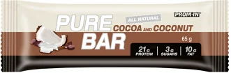 Pure Bar kakao s kokosom 65g 1×1, proteínová tyčinka