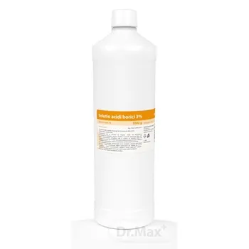 Solutio acidi borici 3% 1×1000 g, roztok na dezinfekciu kože