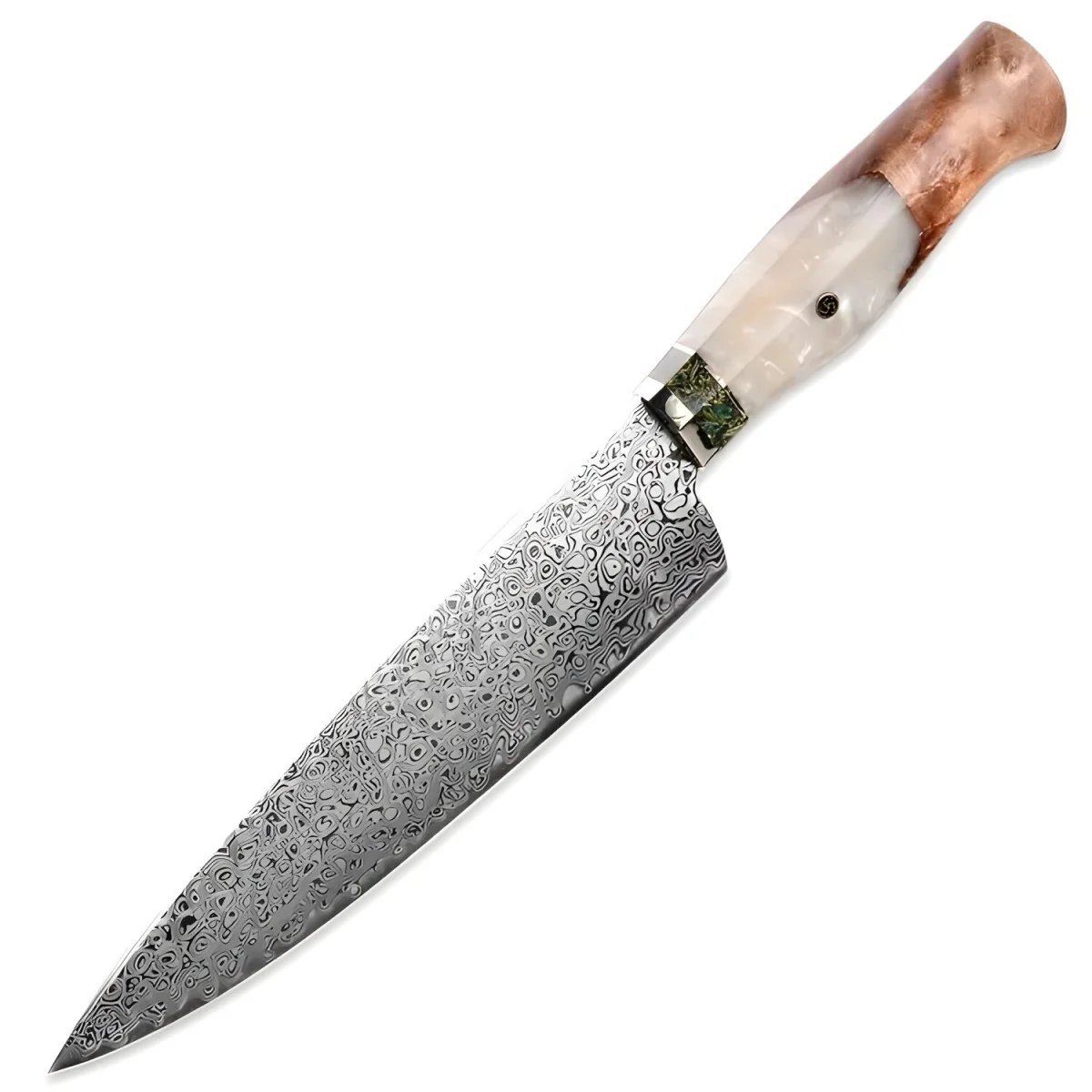Damaškový kuchynský nôž Chef, oceľ VG-10