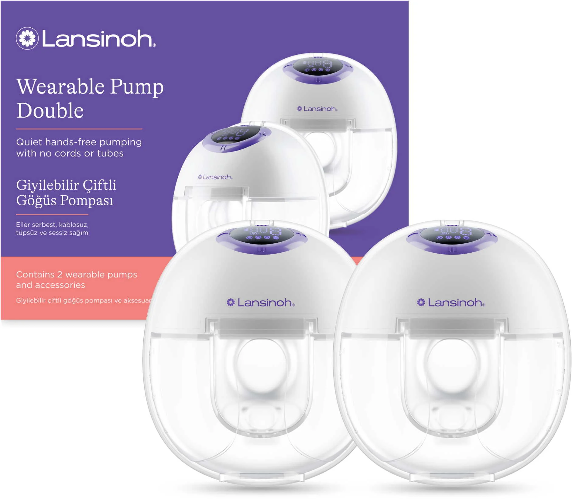 Lansinoh Handsfree odsávačka mlieka SOLO 1 set