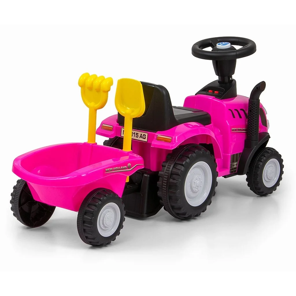 Odrážadlo NEW HOLLAND T7 TRAKTOR Milly Mally ružové , 20C53704