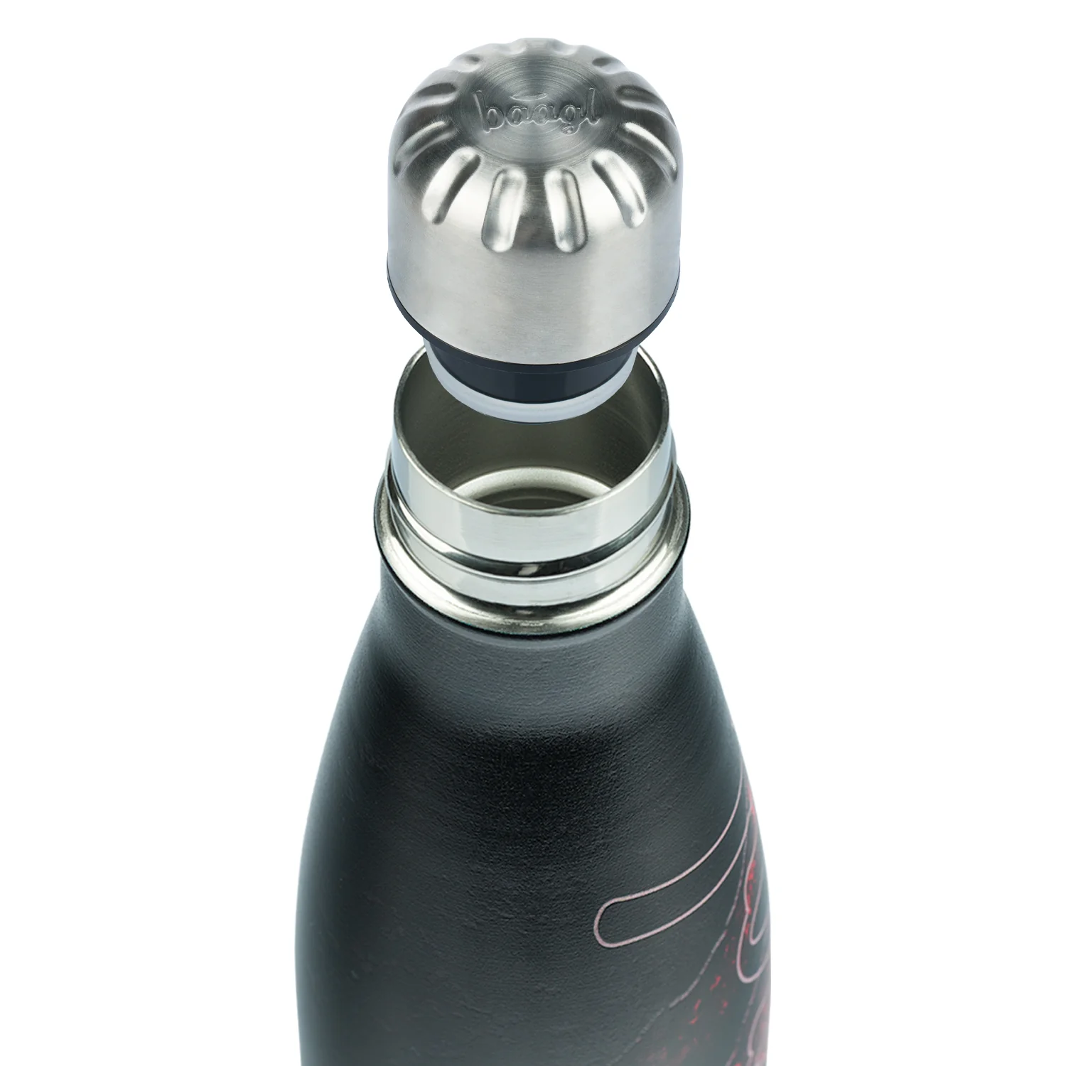 Baagl Termofľaša Láva 500 ml s kovovým viečkom 500 ml