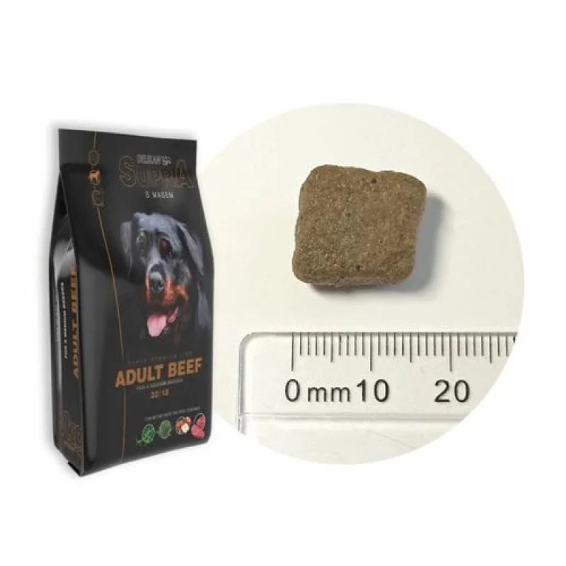 DELIKAN SUPRA Adult Beef 3kg superprémiové krmivo s obsahom hovädzieho mäsa pre dospelé psy stredných plemien