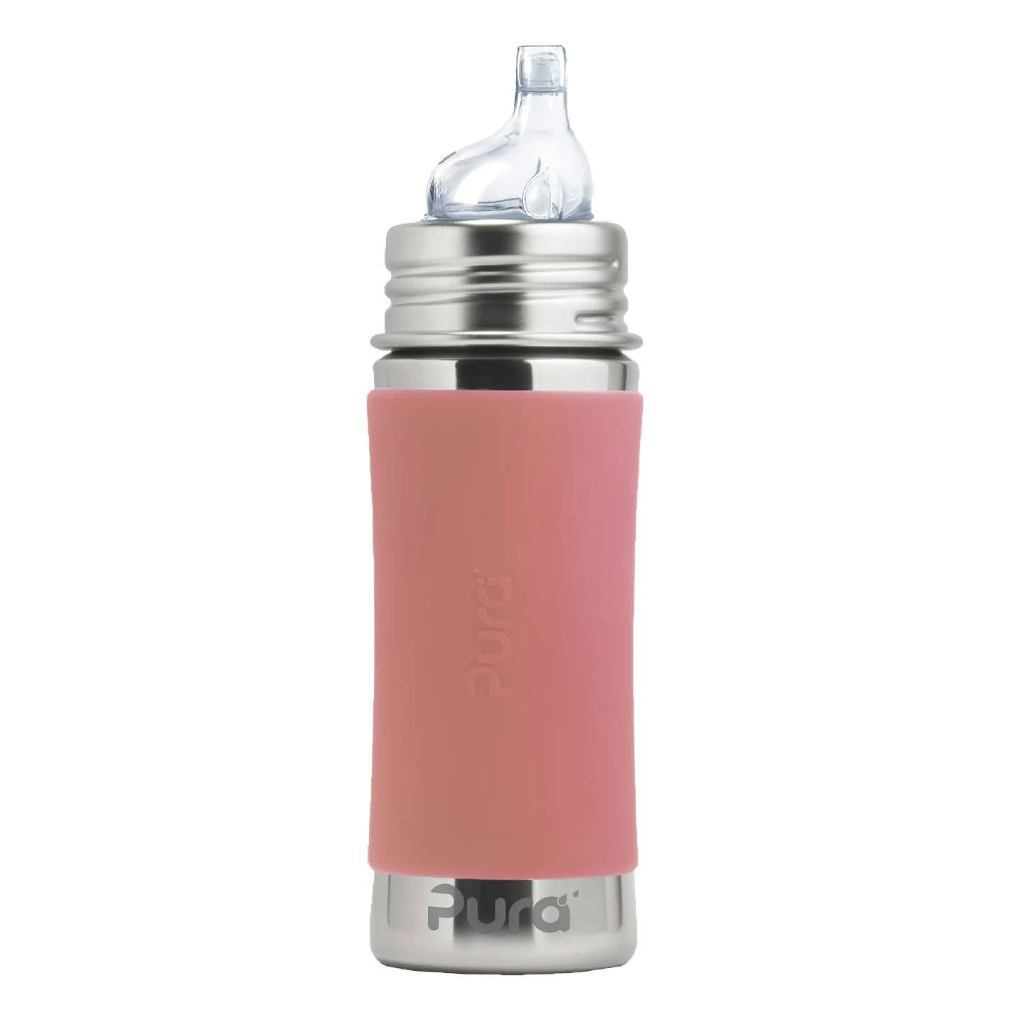 Pura nerezová fľaša s náustkom 325ml - Rose