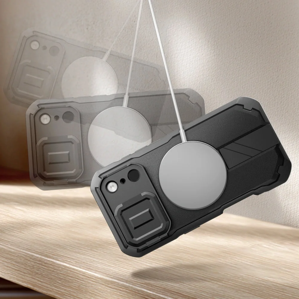 Tech-Protect Kevlar MagSafe kryt na iPhone 17 Pro Max, čierny