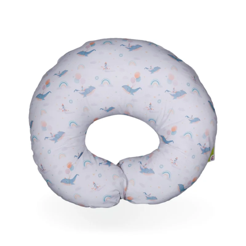 XKKO LUX malý dojčiaci vankúš - Sky Whale