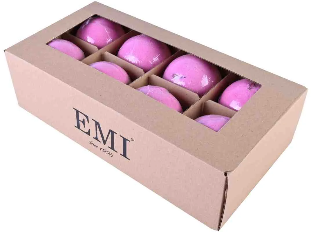 EMI Bomba do kúpeľa červená ruža sada 8 ks 1×1 ks, bomba do kúpeľa
