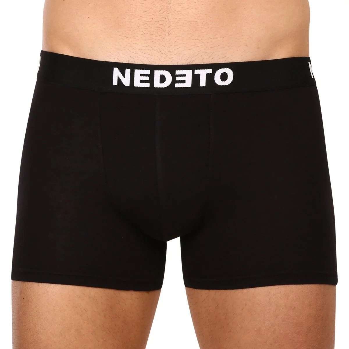 10PACK pánske boxerky čierne (10NB001b) 4XL