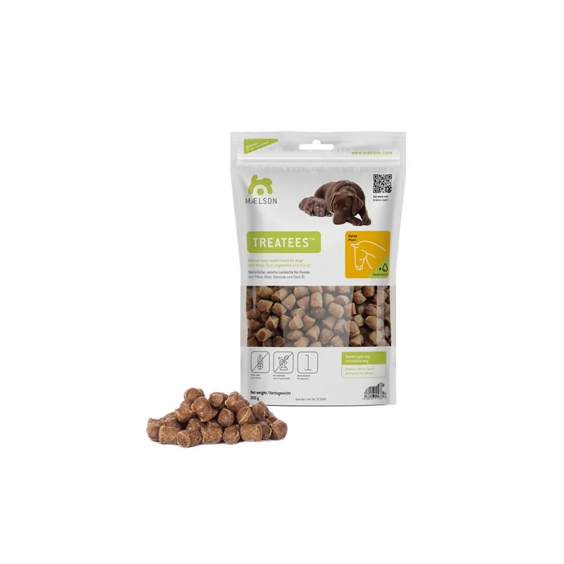 Odmeny pre psa Maelson treatees konské mäso 200g