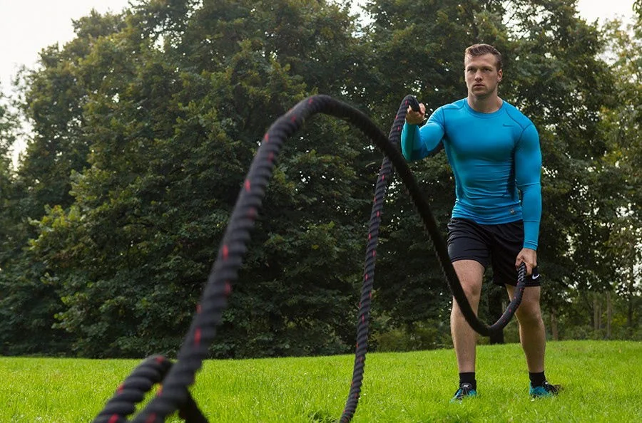 Posilňovacie lano Battle Rope 12 m