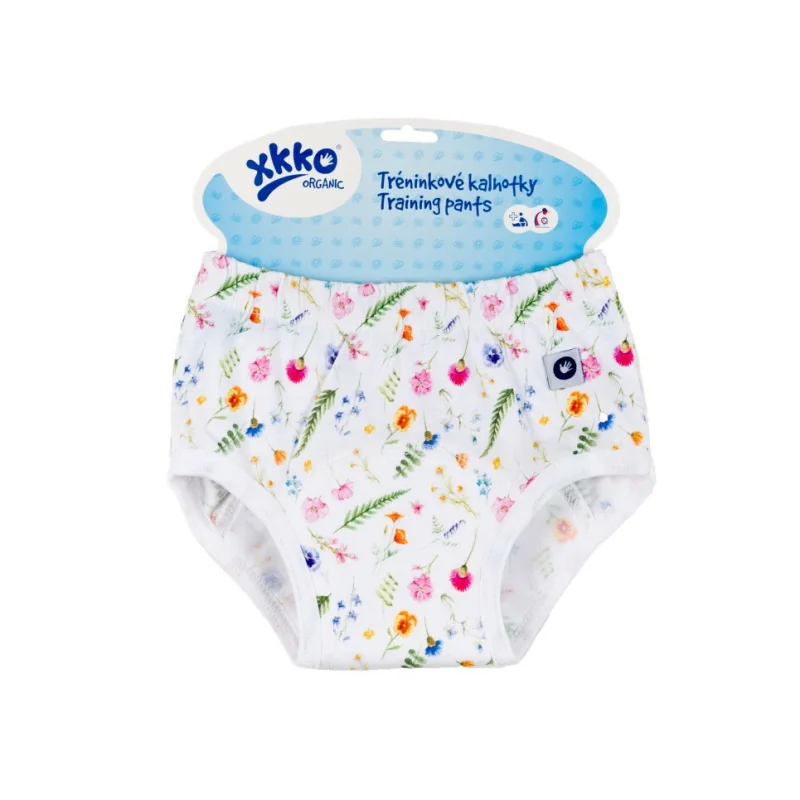 XKKO Tréningové nohavičky Organic - Summer Meadow, veľkosť S ORGTP0501