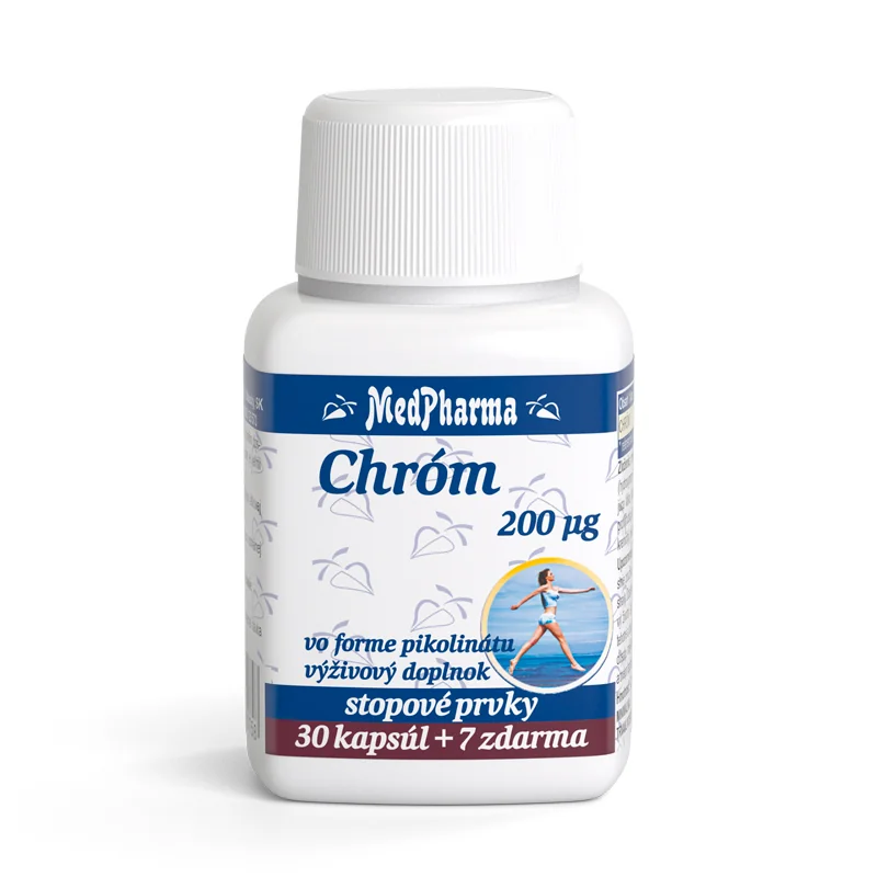 MedPharma CHRÓM 200 µg 1×37 cps, výživový doplnok