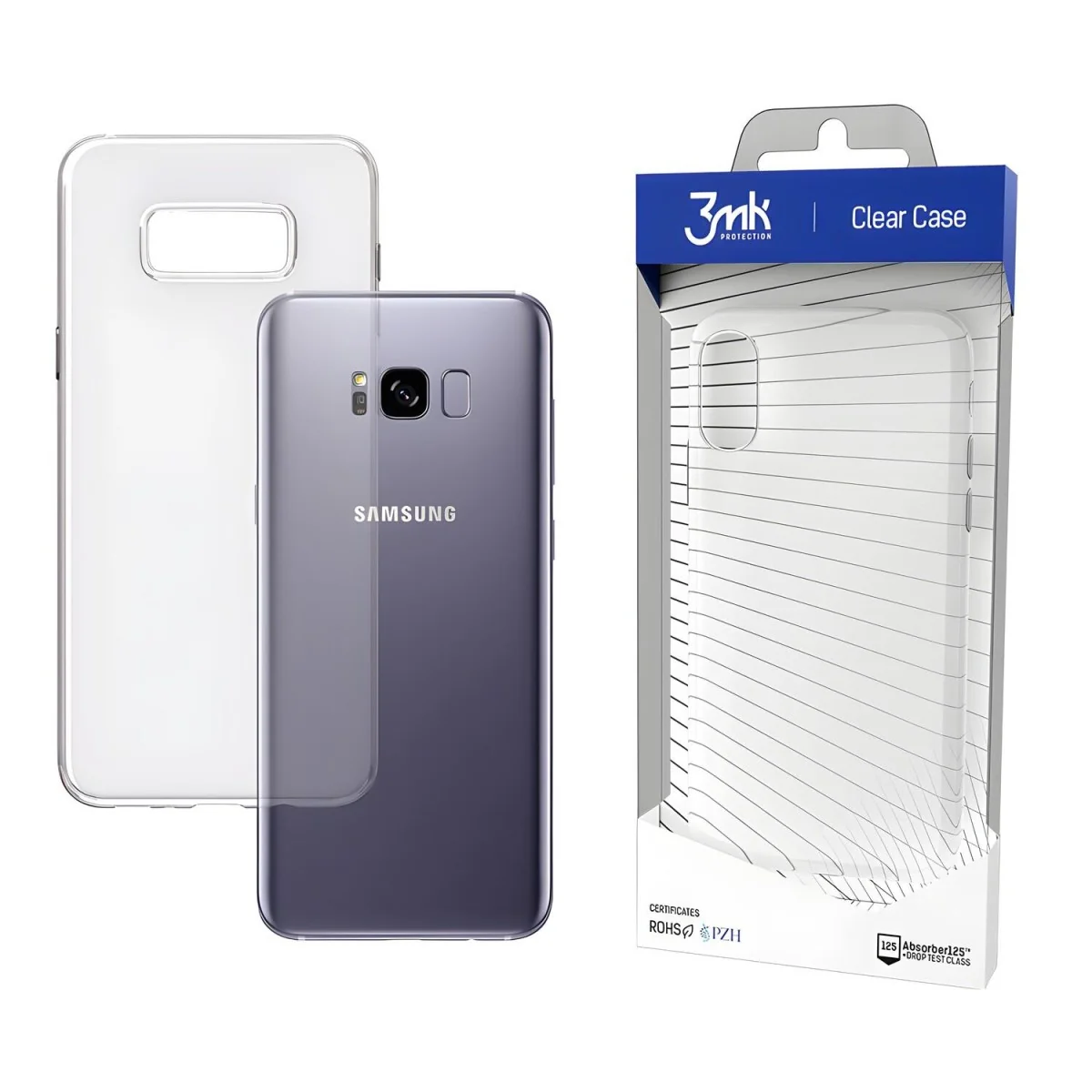 Priehľadné puzdro pre Samsung Galaxy S8 Plus