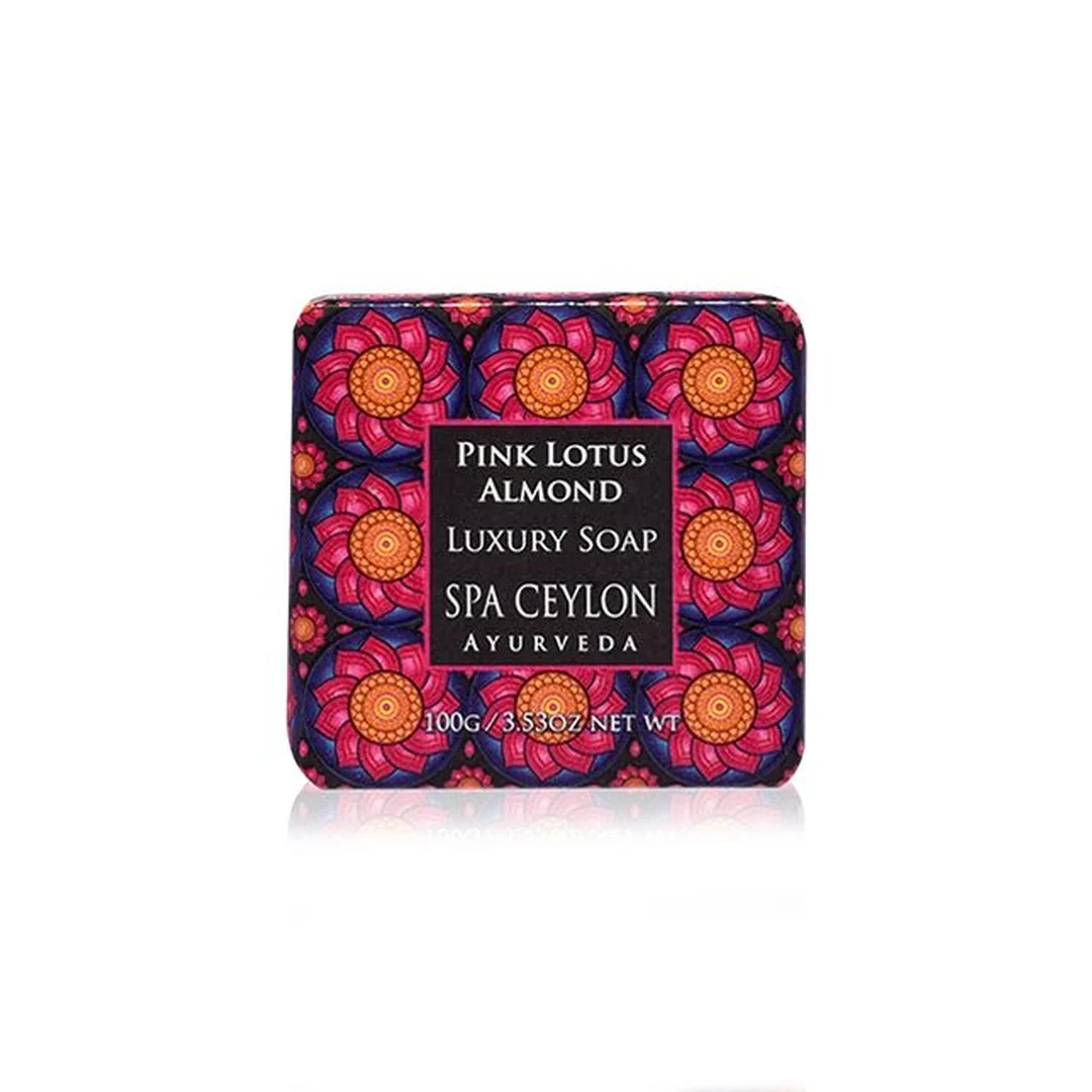 Mydlo Pink Lotus Almond 100 g, lotos a mandle