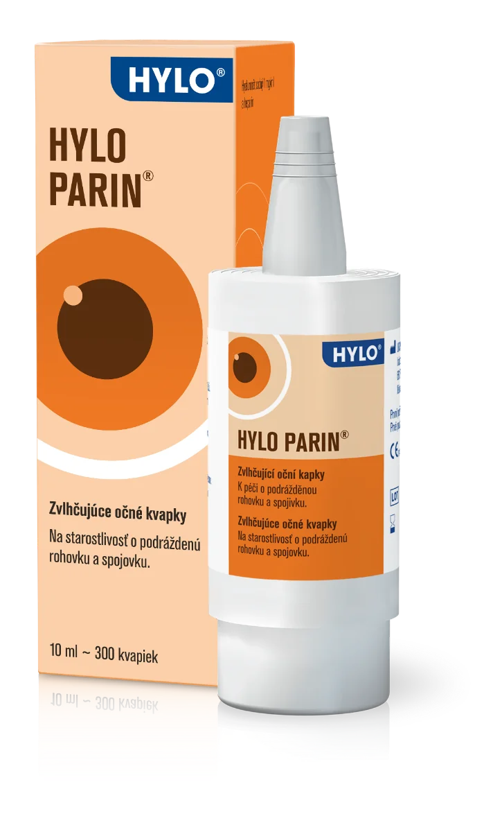 HYLO-PARIN Očné kvapky 1×10 ml, zvlhčujúce