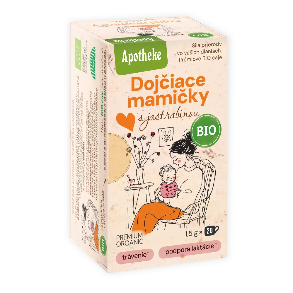 APOTHEKE BIO SELECTION BYL. ČAJ PRE DOJČIACE MATKY 20×1,5 g (30 g), bylinný čaj
