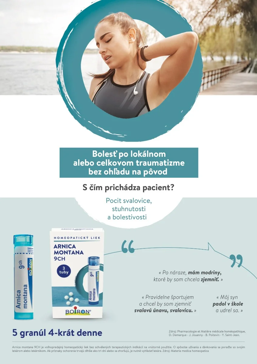 ARNICA MONTANA CH9 1×4 g, homeopatický liek