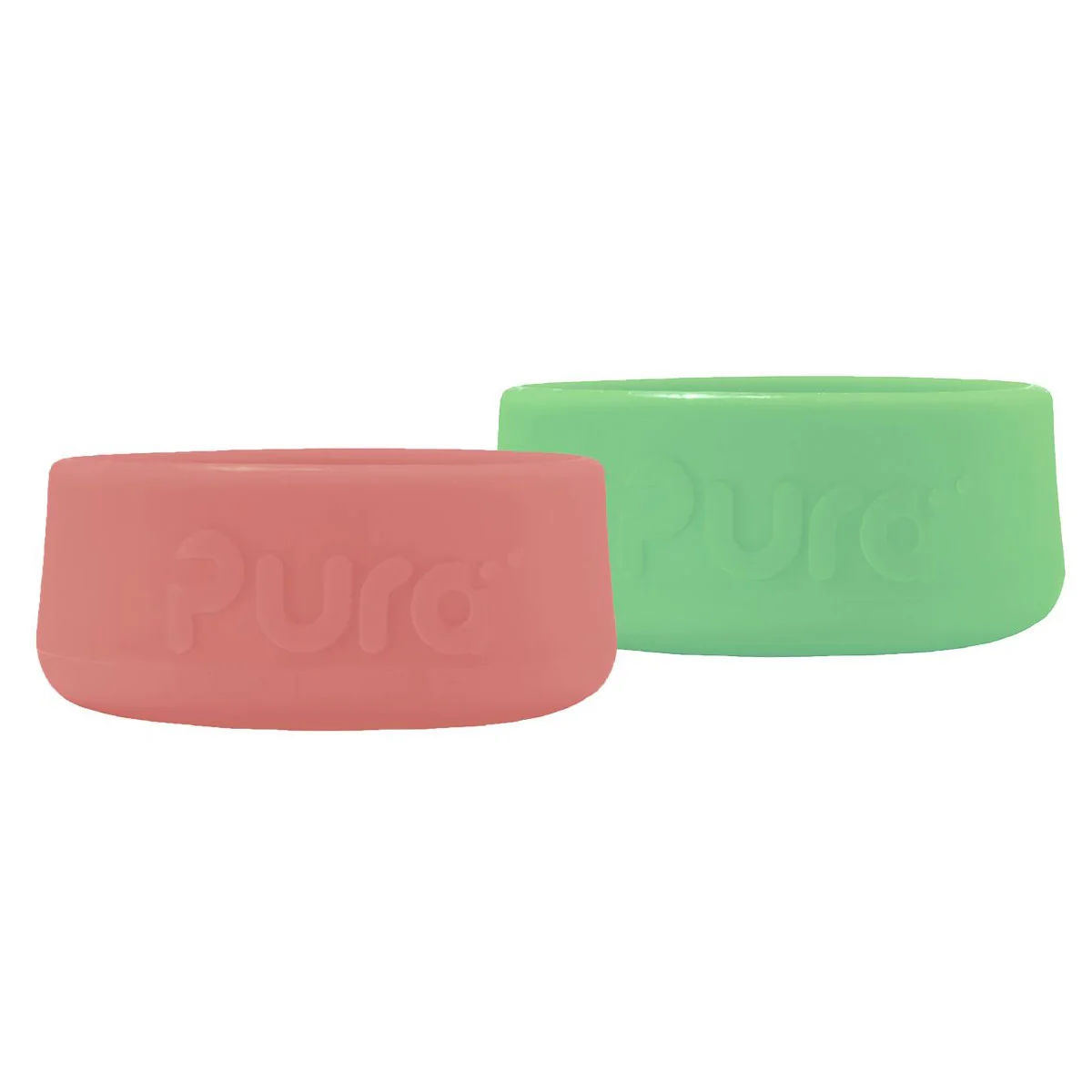 Pura silikónové chrániče na fľašu 2ks 150ml, 260ml, 325ml - Mint / Moss