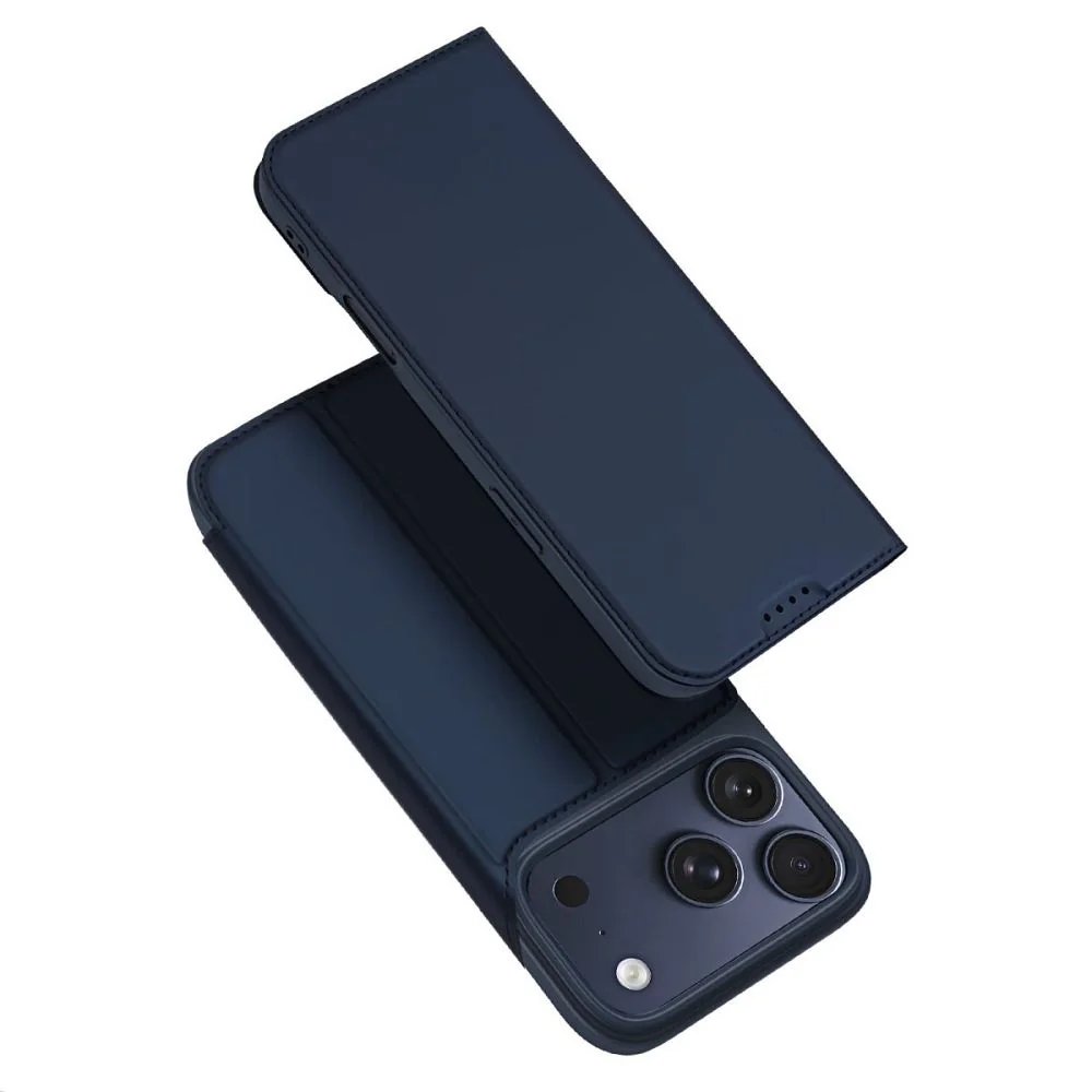 Dux Ducis Skin Pro knižkové puzdro na iPhone 18 Pro Max / 17 Pro Max, modré