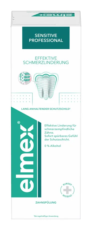 Elmex Sensitive Professional ústna voda 1x400 ml, ústna voda