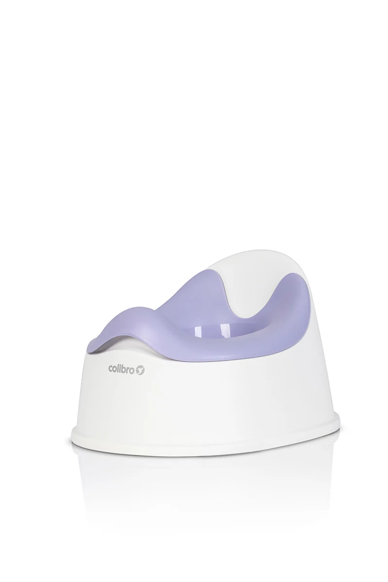 Detský nočník, ergonomický Solo cool – lila, biely
