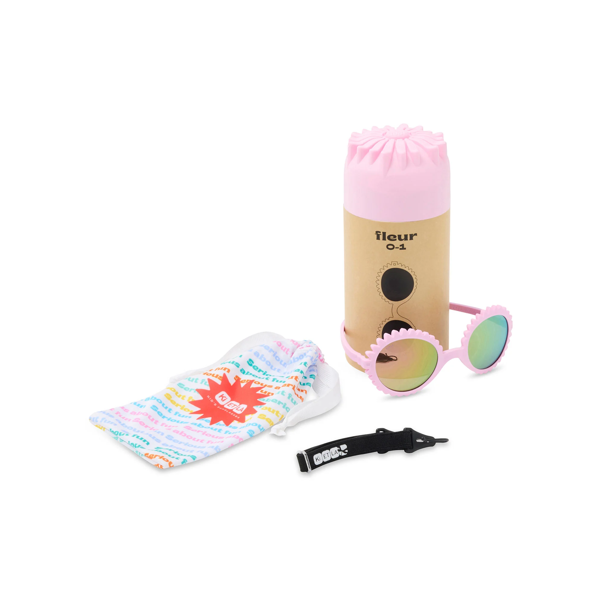KiETLA slnečné okuliare FLEUR 1-2 roky - Olive