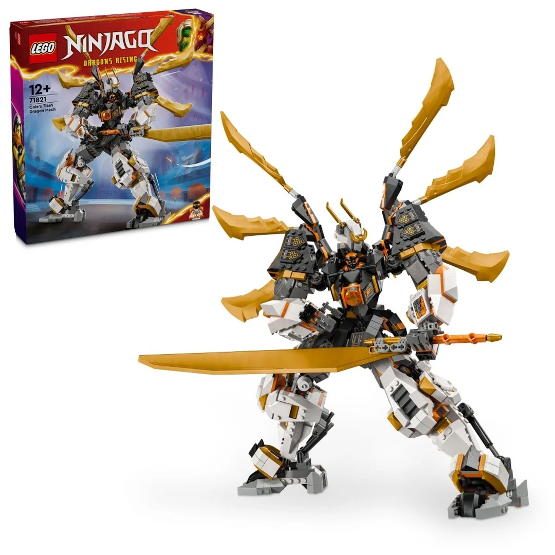 LEGO® Ninjago® 71821 Cole a jeho titanový dračí oblek