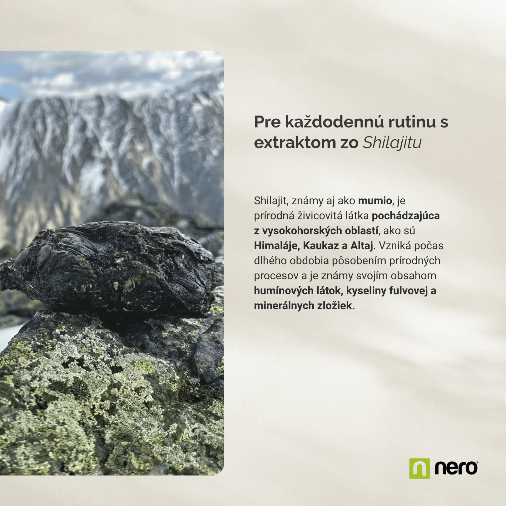 Shilajit Mumio 1300 mg 180 kapsúl