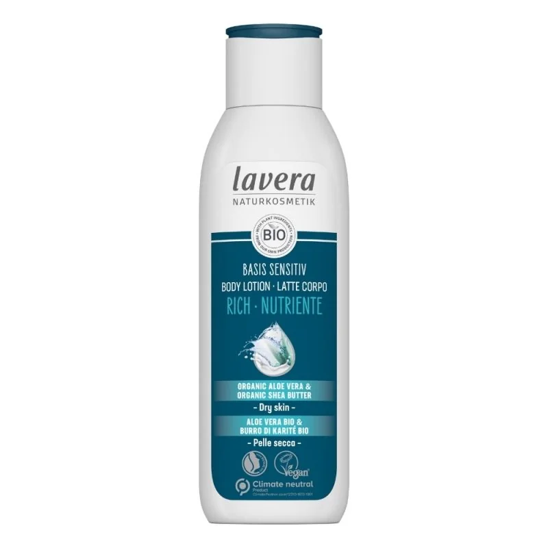 Lavera Sensitiv Extra Telové Mlieko 250ml 1×250 ml, telové mlieko