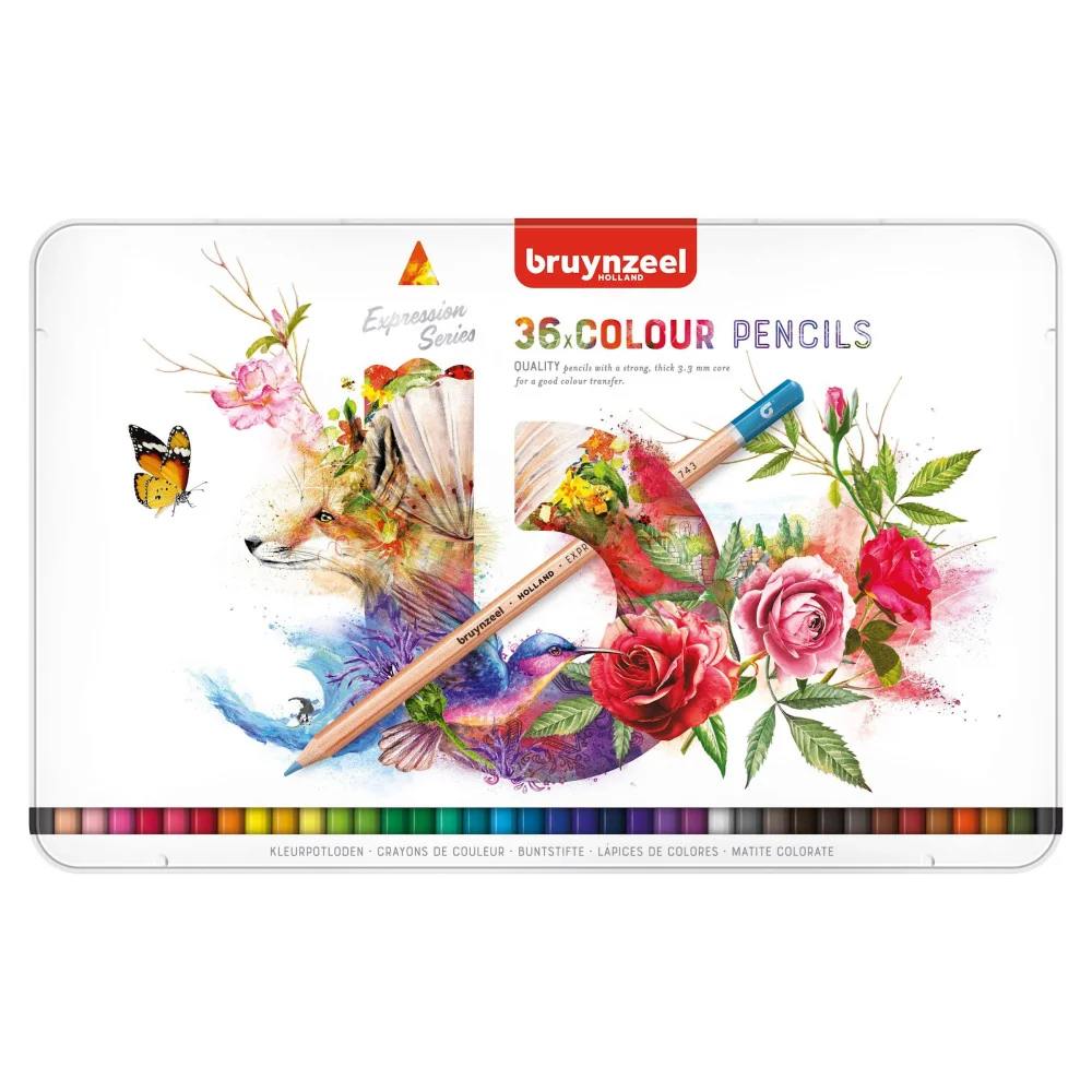 Bruynzeel Expression Colour Pencils farbičky, 36ks-Bruynzeel