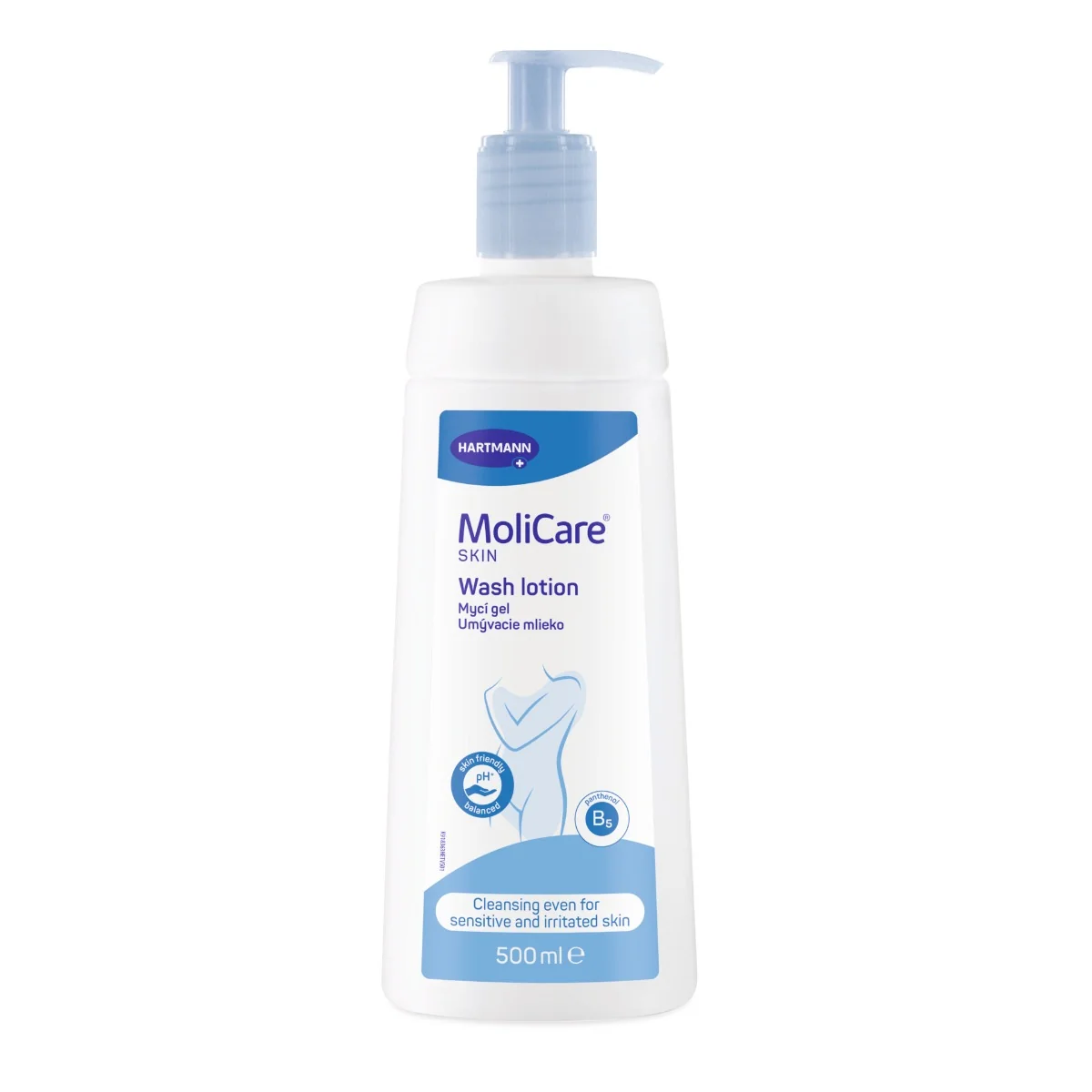MoliCare SKIN Umývacia emulzia 1×500 ml, modrá rada
