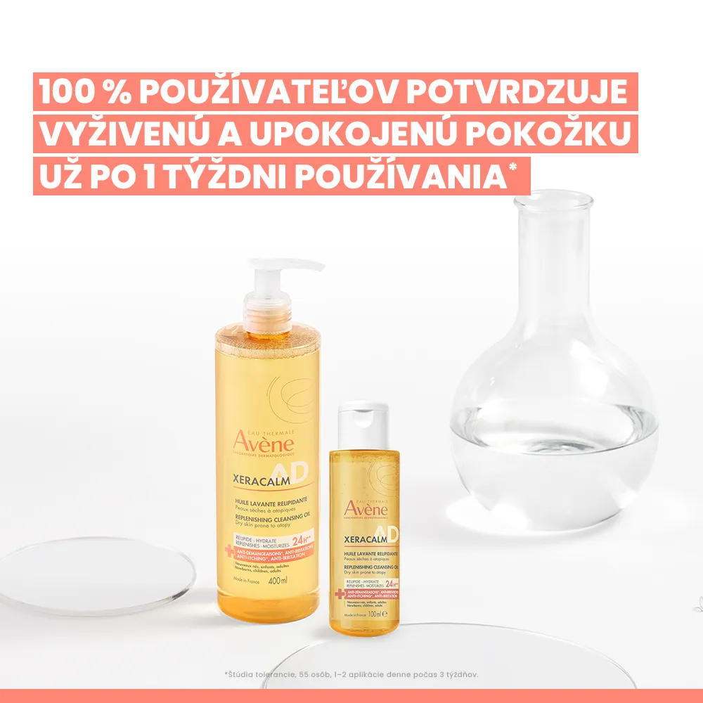 Avène XeraCalm A.D Relipidačný umývací olej 100 ml