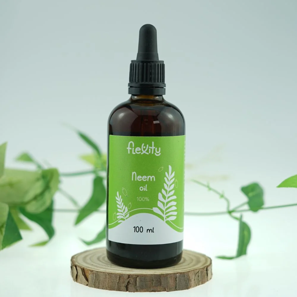 Flexity Neem oil za studena lisovaný Nimbový olej 100 ml FEO7