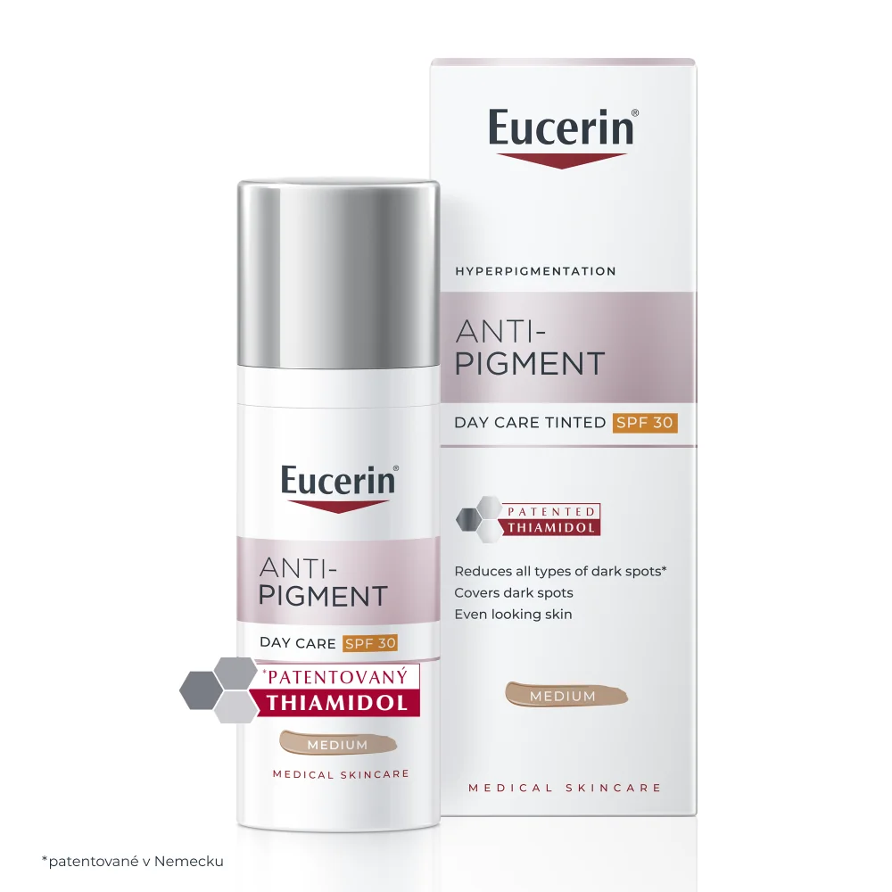 Eucerin ANTI-PIGMENT Denný KRÉM SPF30 Tónovaný stredne tmavý 1x50 ml
